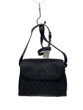 Gucci Over Shoulder Bag Leather Black